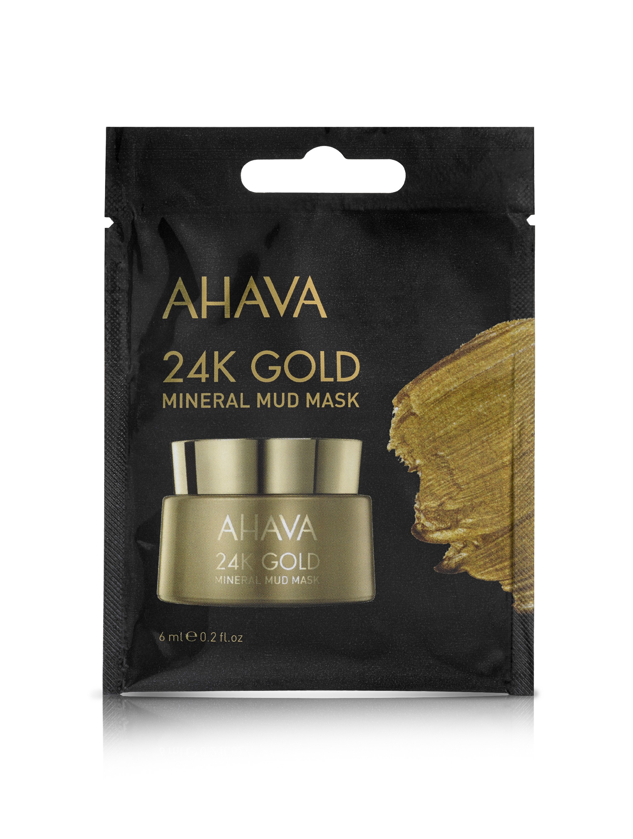 AHAVA Minerální bahenní maska s 24K zlatem Obsah: 6ml