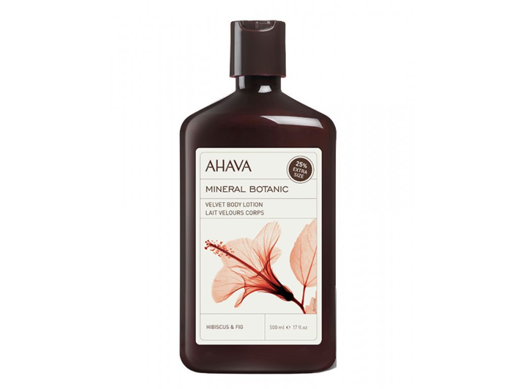 AHAVA Mineral Botanic Sametové tělové mléko ibišek a fík Obsah: 500ml