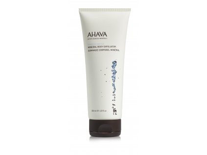 WATER mineral body exfoliator tube front