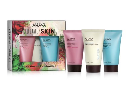 Silky Hands Celebration Holiday 2018 box+products RGB