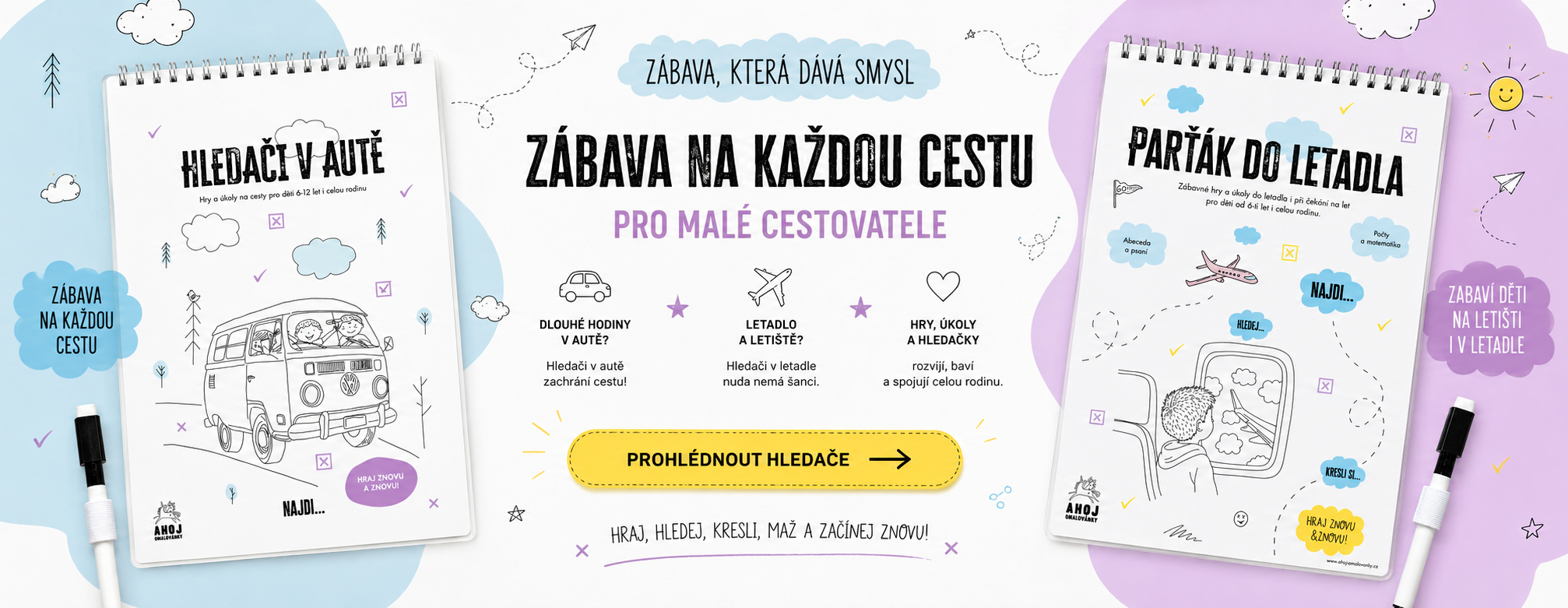 hledaci do auta a letadla