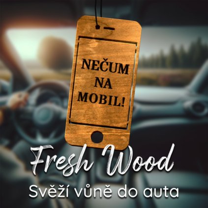 Dřevěná vůně do auta –  Mobil