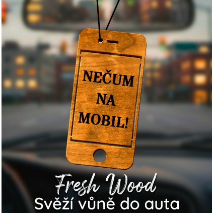 Dřevěná vůně do auta –  Mobil