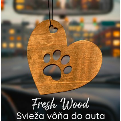 Drevená vôňa do auta – Fresh Wood Packa