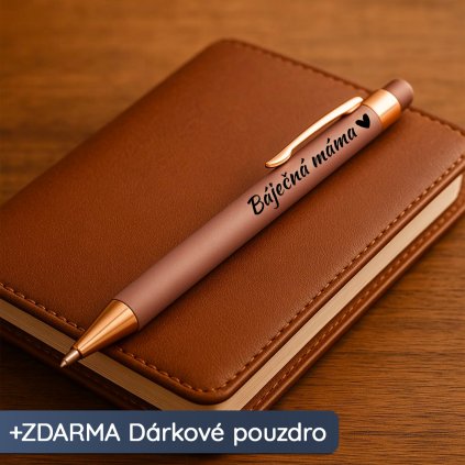 Luxusní pero s nápisem Báječná máma