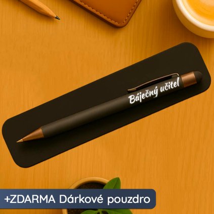 Luxusní pero s nápisem Báječný učitel