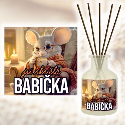 Aroma difuzér s nápisem Jsi skvělá babička