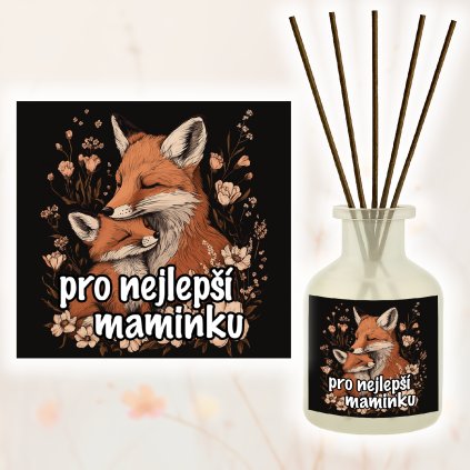 Aroma difuzér s nápisem Pro nejlepší maminku s lištičkami