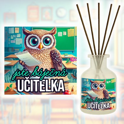 Aroma difuzér s nápisem Pro nejlepší učitelku
