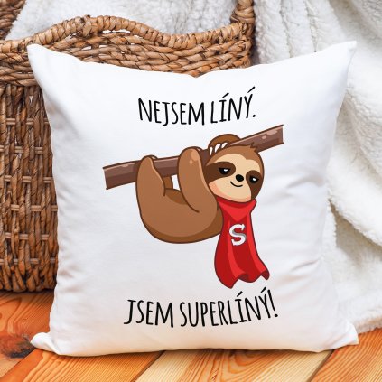 Polštář Jsem superlíný