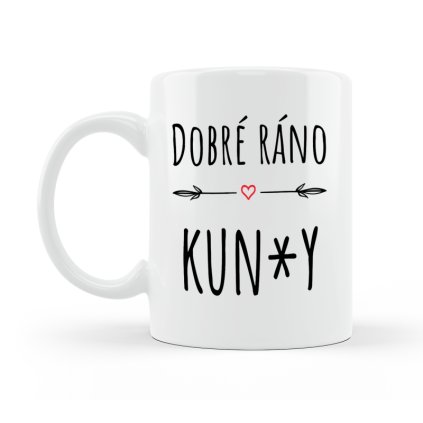 Hrneček Dobré ráno kundy - cenzurováno
