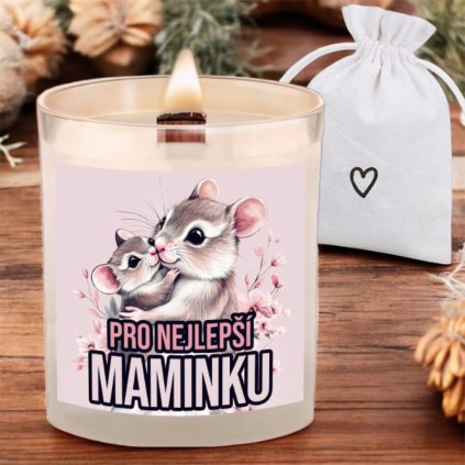 Svíčka Pro maminku myšky