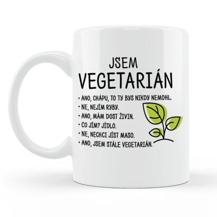 Hrneček Jsem vegetarián