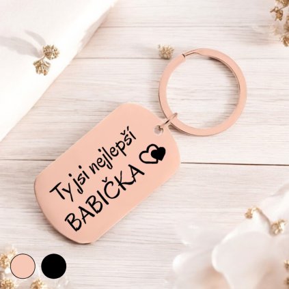 Kovová klíčenka - Nejlepší Babička