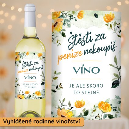 Dárkové víno štěstí za peníze nekoupíš