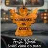 Dřevěná vůně do auta – Fresh Wood Ochránce na cesty