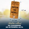 Drevená vôňa do auta – Fresh Wood Nečum na mobil