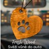 Dřevěná vůně do auta –  Packa