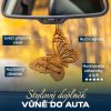 Dřevěná vůně do auta – Motýl pro maminku ve zpětném zrcátku