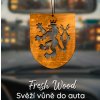 Dřevěná vůně do auta – Fresh Wood Státní znak ČR