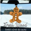 Dřevěná vůně do auta – Fresh Wood Perníček