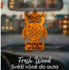 Dřevěná vůně do auta – Fresh Wood Nejlepší učitelka