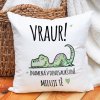 Polštář VRAUR! Miluji Tě i v dinosaurštině