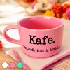 Hrnek makronka - Kafe. Protože koks je drahej.