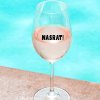 Sklenice víno Nasrat bazén