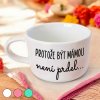 Hrnek makronka - Protože být mámou není prdel