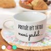 Hrnek makronka - Protože být tátou není prdel