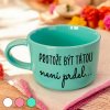 Hrnek makronka - Protože být tátou není prdel