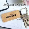 Krásná kožená klíčenka - S vlastním textem