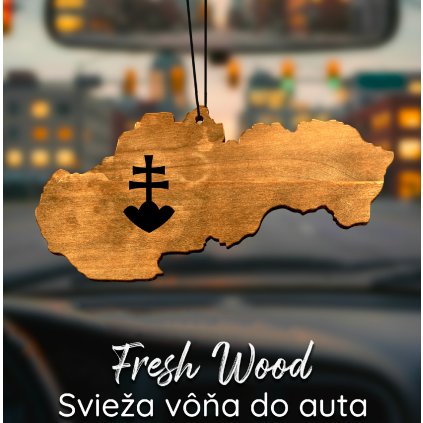Drevená vôňa do auta – Fresh Wood Slovenská republika