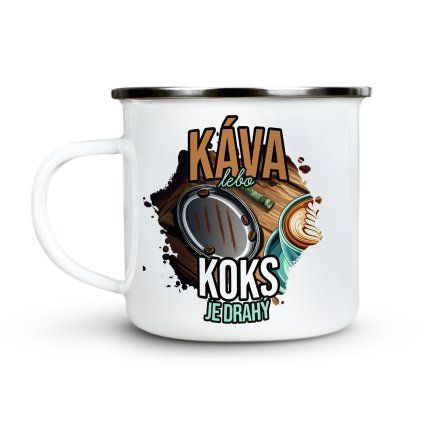 Plecháčik Káva lebo koks je drahý
