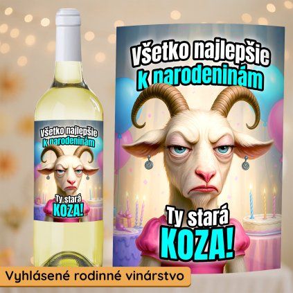Bílé Víno Ty stará koza