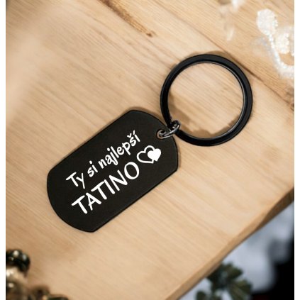 Krásna kovová kľúčenka - Najlepší Tatino