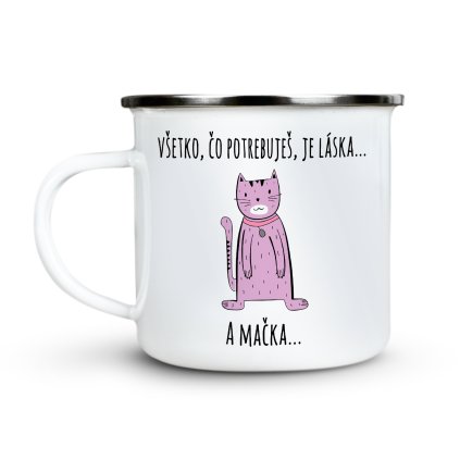 Plecháčik Láska a mačka