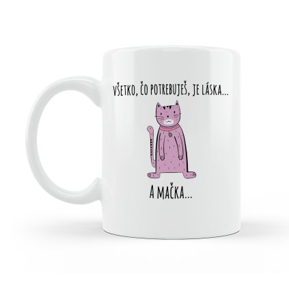 Hrnček Láska a mačka