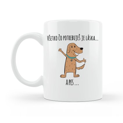 Hrnček Láska a pes