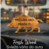 Drevená vôňa do auta – Fresh Wood Nejazdi ako prasa