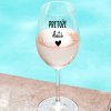 Číry pohár na víno 450 ml - Pretože deti
