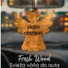 Drevená vôňa do auta – Fresh Wood Jazdi opatrne