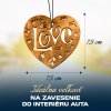 Drevená vôňa do auta – Fresh Wood Love