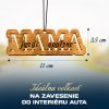Drevená vôňa do auta – Fresh Wood Mama jazdi opatrne