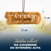 Drevená vôňa do auta – Fresh Wood  Tatino jazdi opatrne