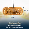 Drevená vôňa do auta – Fresh Wood  Ocko jazdi opatrne