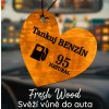 Drevená vôňa do auta – Tankuj benzín