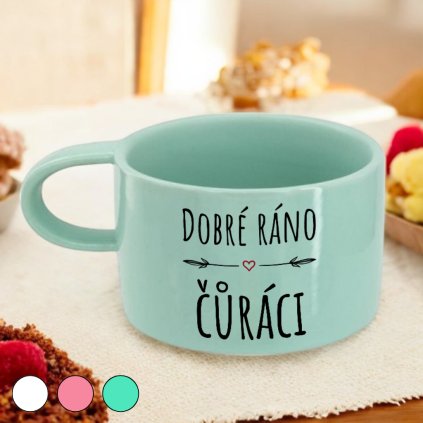 Hrnek makronka - Dobré ráno čůráci