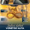 Dřevěná vůně do auta – Nekonečno - Jeď opatrně, lásko ve zpětném zrcátku
